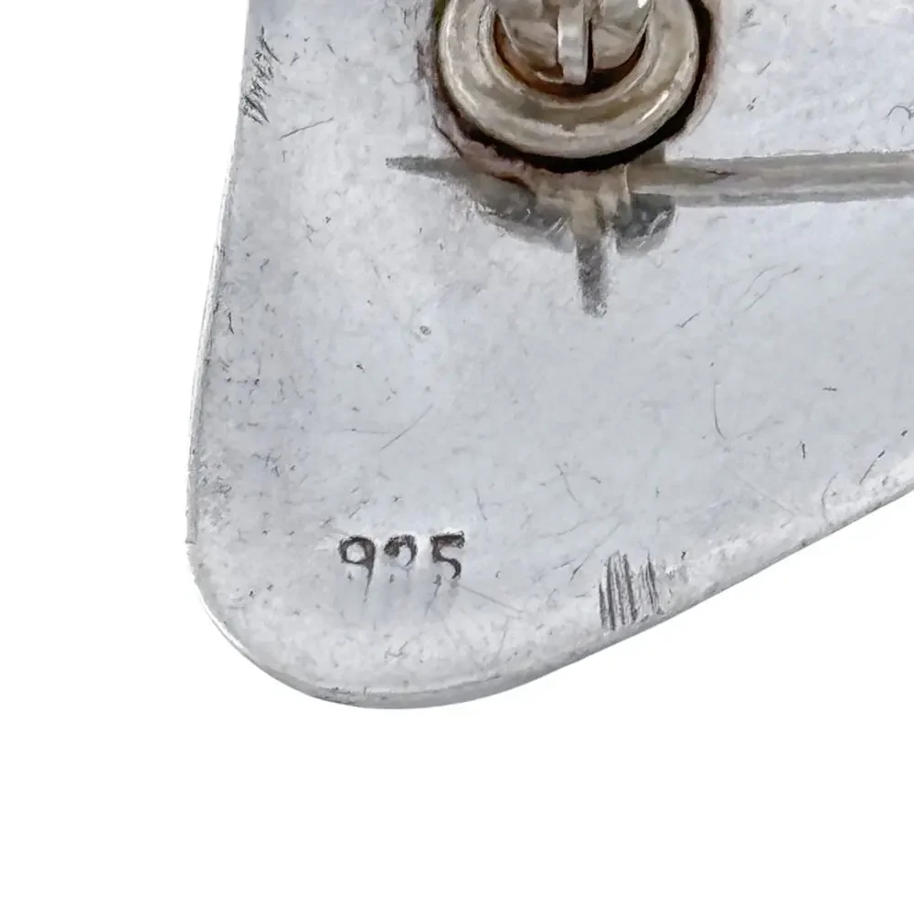 Vintage Sterling Silver 925 Bow Brooch Pin
